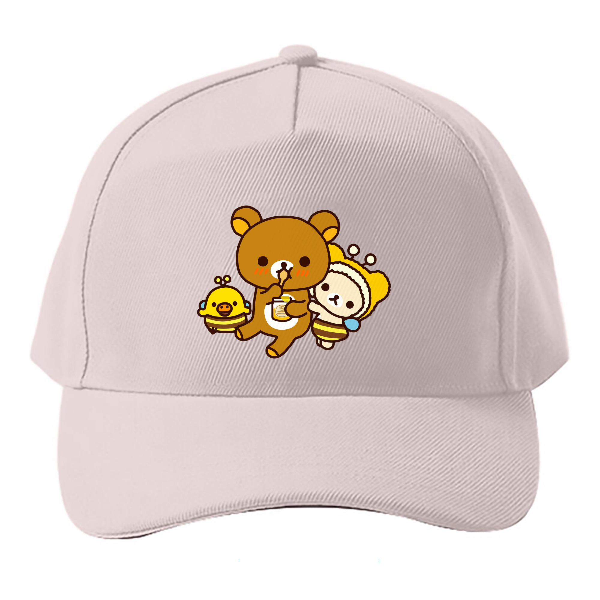 （画像用） リラックマ リラックマ キイロイトリ Rilakkuma Korilakkuma Kiiroitori ベースボールキャップ 綿100％ 男女兼用 帽子 スポーツ